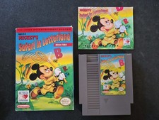 Mickeys Adventures In Numberland Nintendo NES CIB Tested