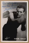 Marcel Cerdan (1916-1949) - Famous French boxer - Rare signed photo - 1947 - COA