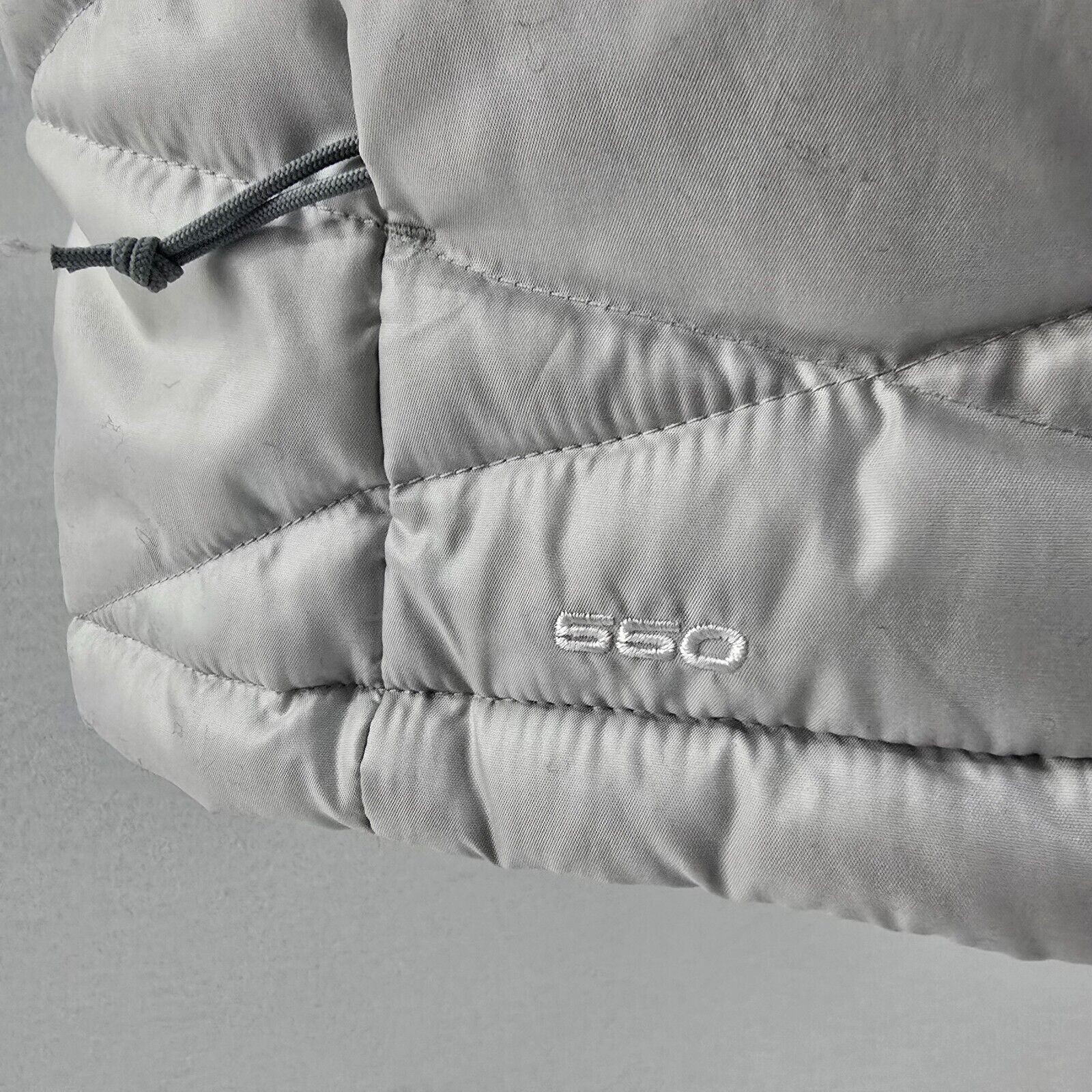 The North Face Women's 550 Down Puffer Vest Gray Medium M Goose 4426 thumbnail 3