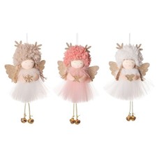 Christmas Angel Hanging for Doll 3 Pack Tree Hanging Pendant Ornament