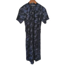 Banana Republic Blue Utility Midi Dress NWT Size Small Coastal Vacay Beach