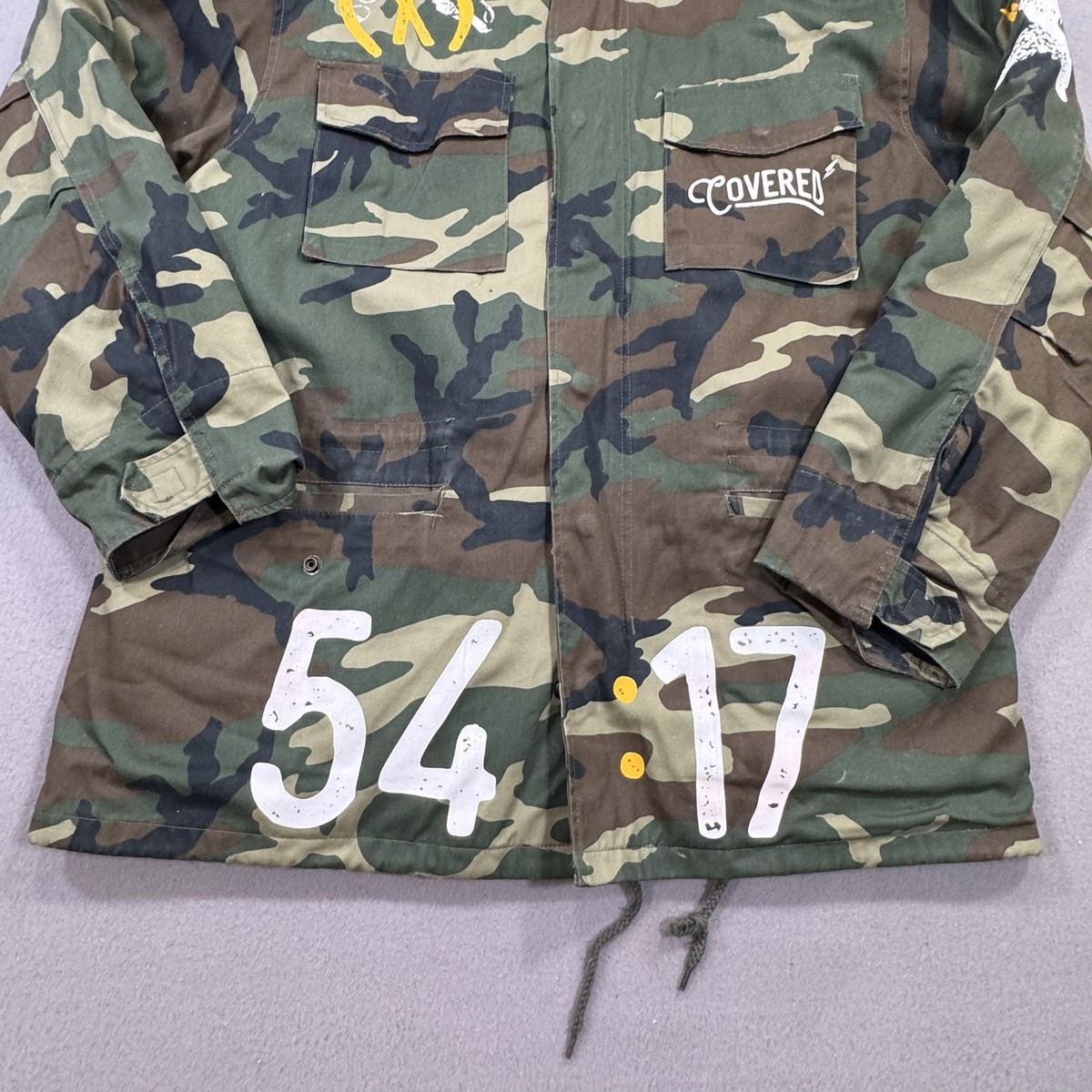Rothco M-65 Field Jacket Camouflage Large Regular Hooded Liner