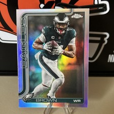 A.J. Brown 2025 Topps Chrome Refractor #243 Philadelphia Eagles