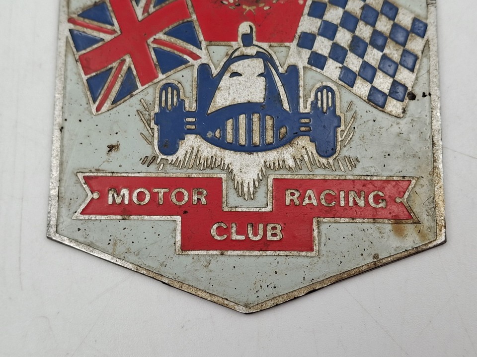 Snetterton Motor Racing Club Metal Enamel Grille Badge c1950s | eBay UK
