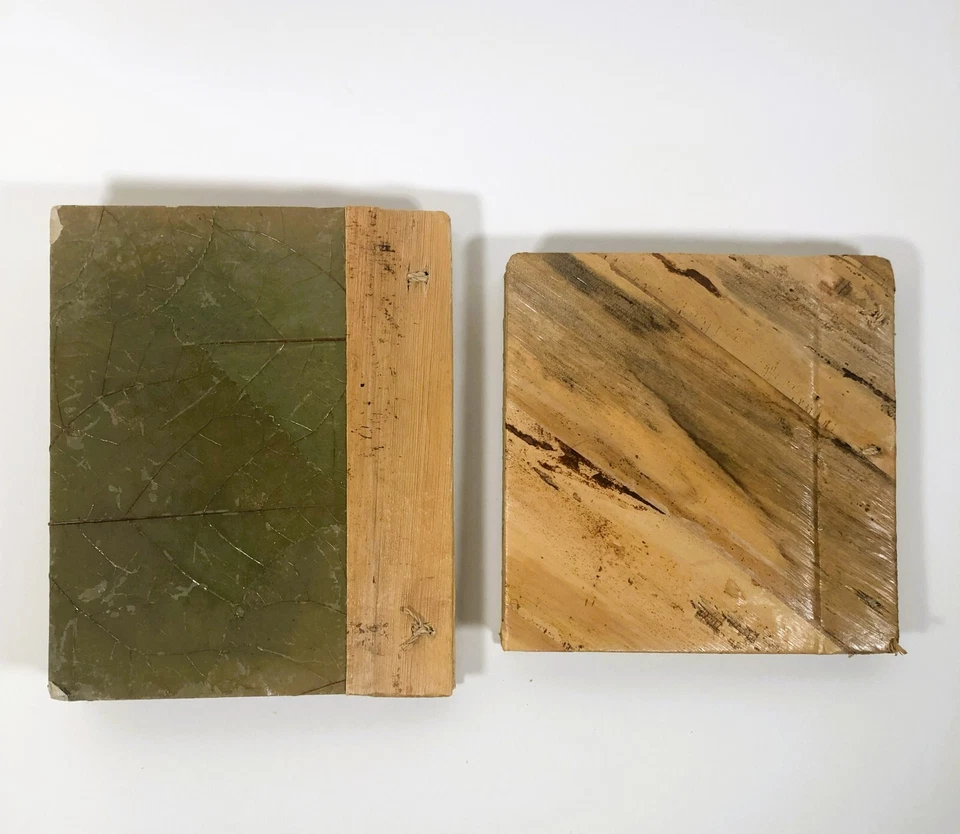 Vintage Banana Leaf Faux Wood Photo Albums Scrapbooks Flip Flops Flamingo Tarpon - Image 2 of 4