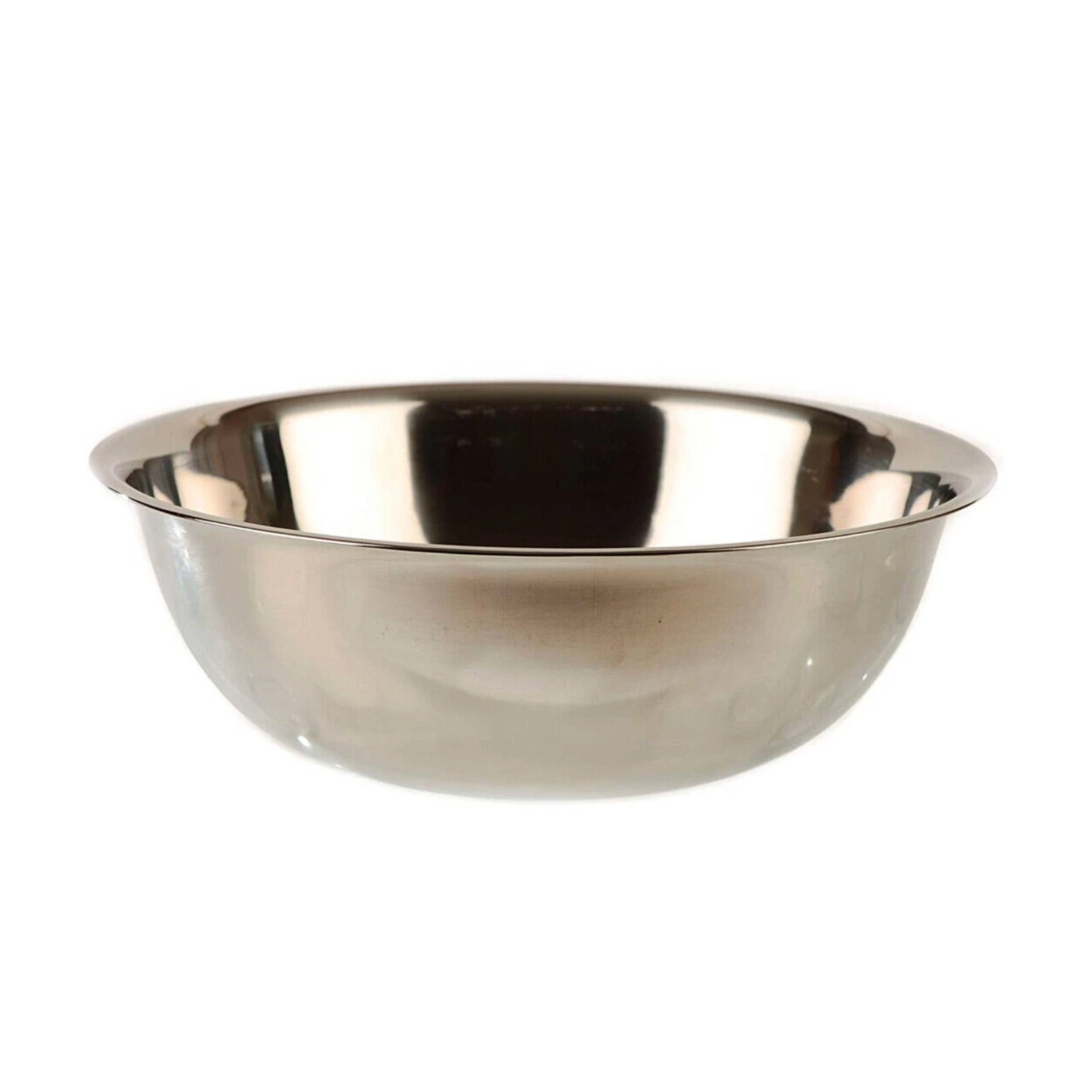 13 Quart Large Stainless Steel Mixing Bowl - Baking Bowl, Flat Base Bowl 16-1/4"