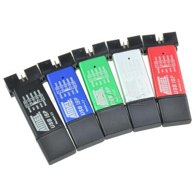 Mini USBISP USBASP Programmer Aluminum for 51 ATMEL AVR WIN7 64