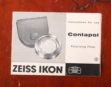 ZEISS CONTAPOL INSTRUCTION BOOK/217764