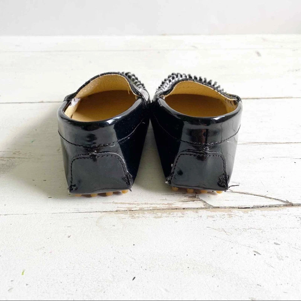 Черные лакированные лоферы Trumpette для мальчиков 4 - Изображение 4 из 4