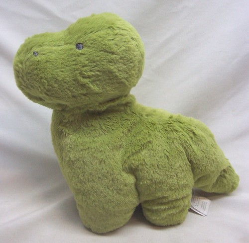 Carter's SOFT GREEN DINOSAUR 8" BABY Plush STUFFED ANIMAL TOY