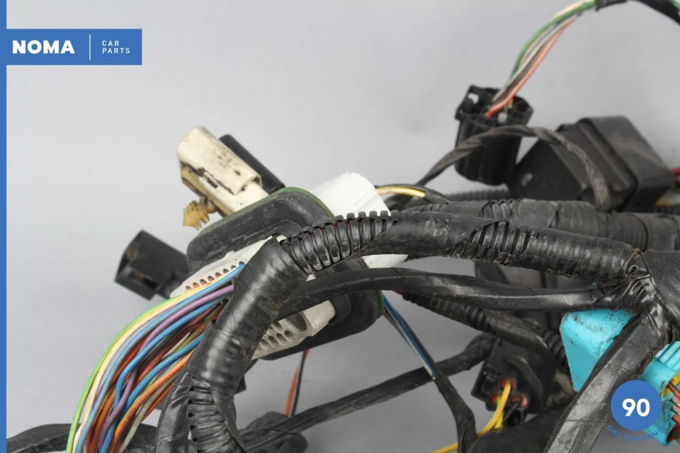 Jaguar XJ8 X308 1999 compartimento del motor delantero izquierdo arnés de cableado OEM Foto 3 de 4