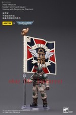 Joytoy 1/18 Astra Militarum Veteran With Regimental Standard Action Figure New