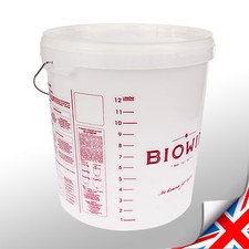 * NEW 15 LITRE FERMENTING/ FERMENTATION BUCKET + LID - HOME BREW BEER, BREWERY
