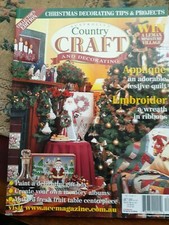 country craft and decorating christmas craft book complete with patterns