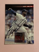 Lee Smith 1996 Donruss IP Auto Autograph 