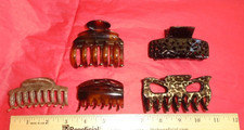 Hair Claw Jaw Clip Clamp 2.5'' 3.5'' Lot of 5 Large