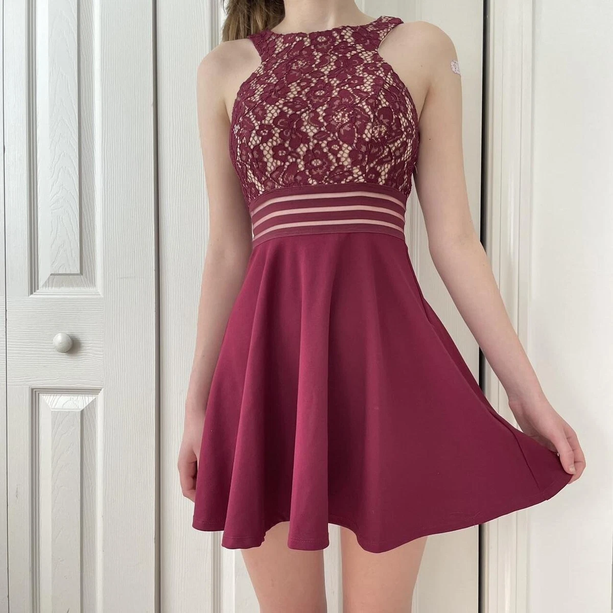 Burgundy bridesmaid cheap dresses macy's