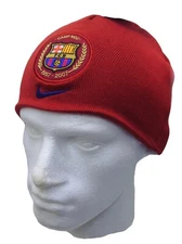 NIKE Unisex BARCELONA Beanie Hat Red 50 Years Celebration AUTHENTIC