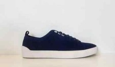 Image of Men’s HUGO BOSS Zero Tenn Suede Trainers Size 7 UK Navy