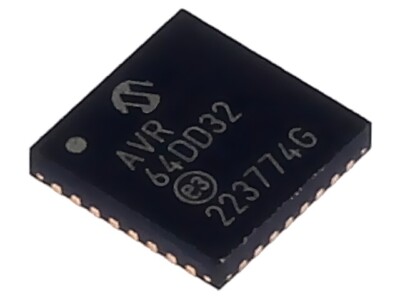 AVR64DD32-I/RXB IC: AVR Mikrocontroller EEPROM: 256B Static RAM: 8kB Flash: 64kB