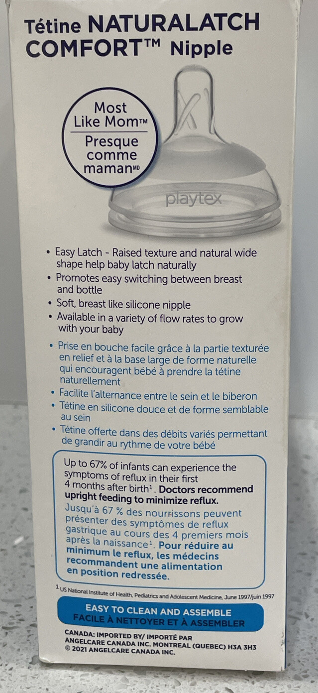 NEW Playtex Baby Ventaire Anti Colic Baby Bottle Clear 9 Ounce - 3 Pack