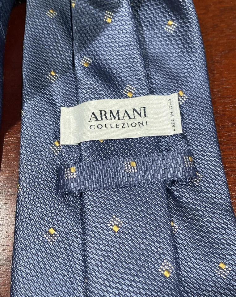 Corbata Colección Armani 100% Seda Hecha en Italia Foto 3 de 4