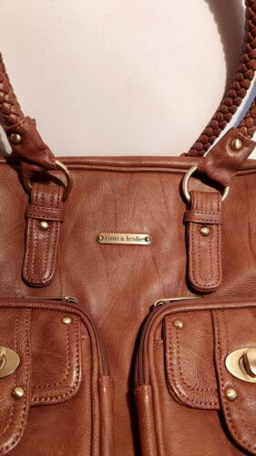 Timi & Leslie Convertible Diaper Bag with Small Matching Purse Brown Color Used - Picture 3 of 19