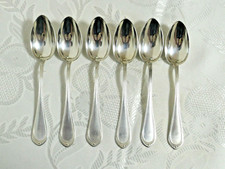 6 Kaffeel&ouml;ffel 800 Silber, 146,5 Gramm, S& P Weber