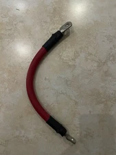 4/0 AWG Gauge Red Pure Copper Battery Inverter Cables Solar, RV, Boat 1 Foot