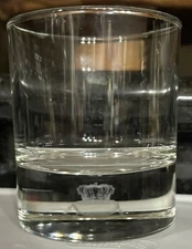 (2) Crown Royal 3D Hologram Glasses Floating Pillow Etched Rocks Tumbler LowBall