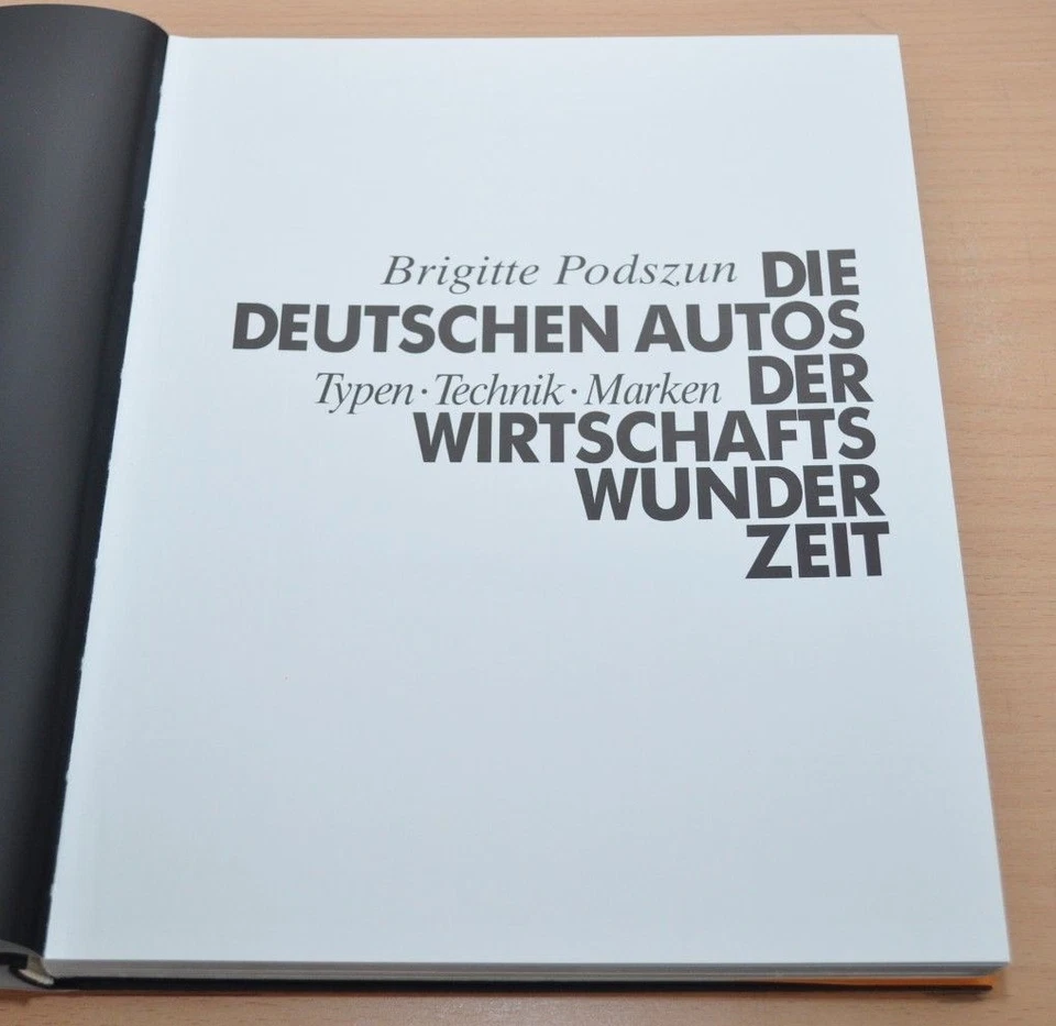 Die Deutschen Autos der Wirtschaftswunderzeit Typen Technik Marken Podszum - Bild 2 von 3