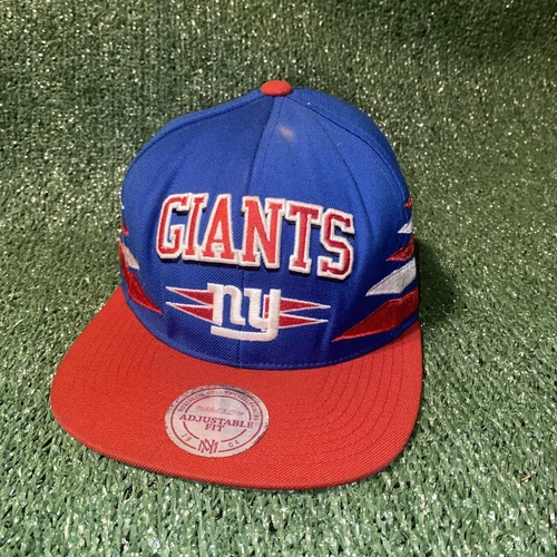 Vintage Hat Retro NFL New York Giants Mitchell & Ness Adult Adjustable Fit Cap