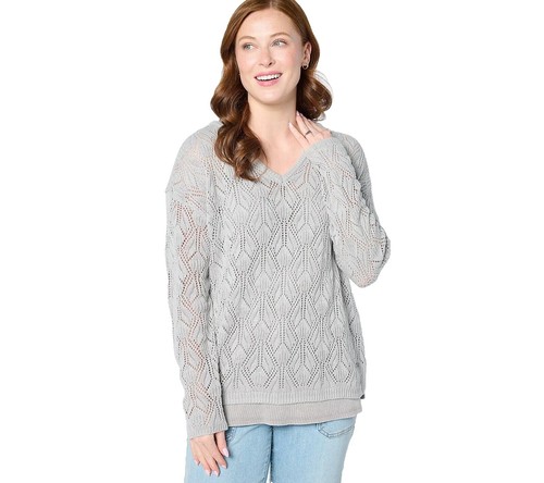 Peace Love World Side-Zip Turtleneck Sweater Black | eBay