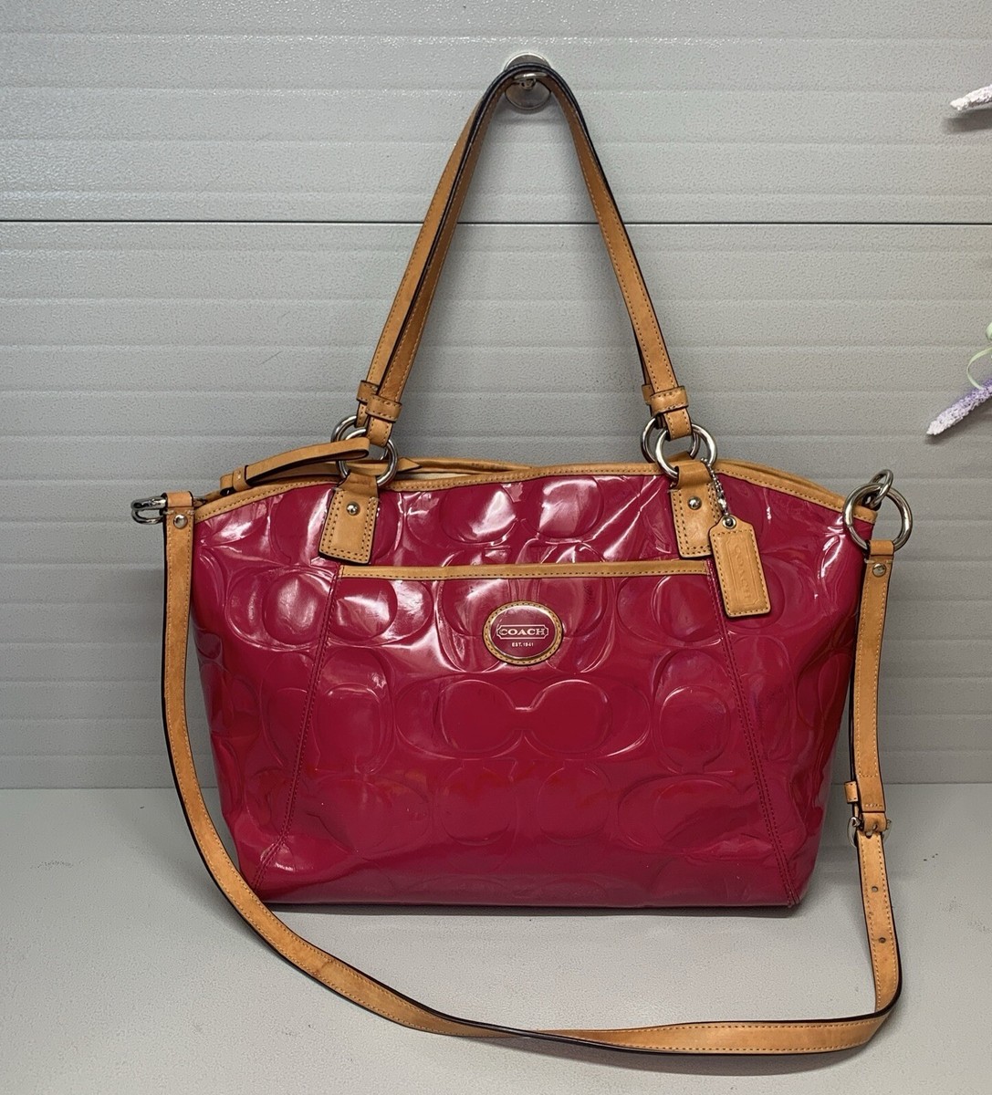 バッグ COACH USA Vintage Leather Dome 2Way Bag Vintage Old Coach Black Leather 2Way Handbag No Shoulder