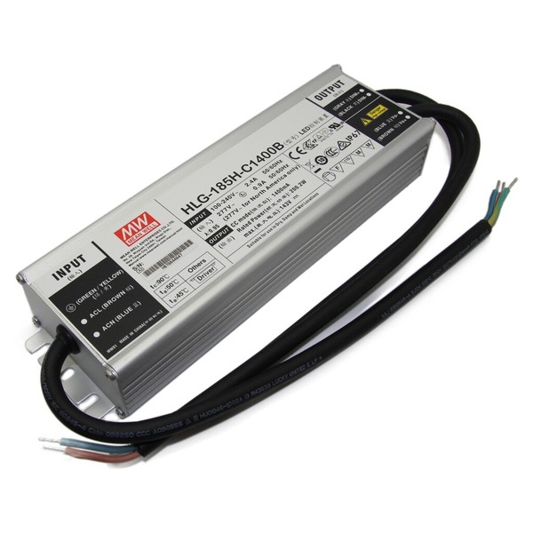 HLG-185H-C1400B Netzteil: Impuls Led 200W 71-143VDC 1400Ma 90-305VAC IP67 Mean W-image