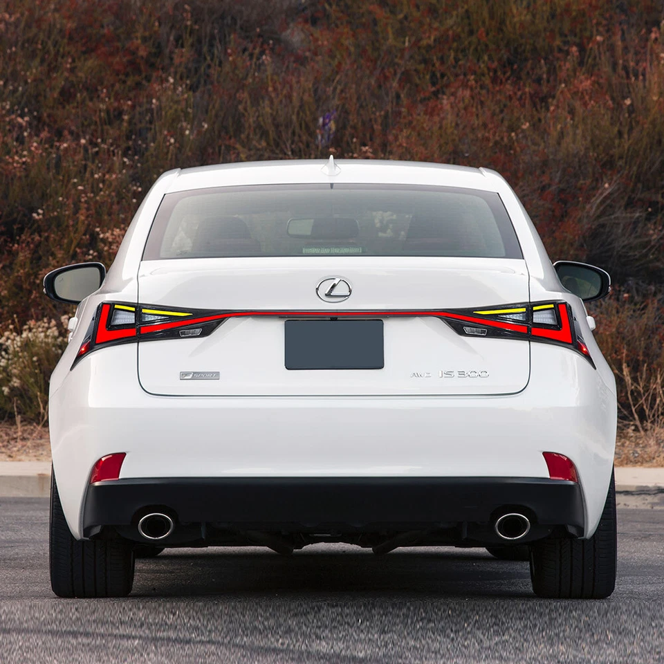 2X VLAND Smoked LED Tail Lights For 2014-2020 Lexus IS250 300h 350F W/Animation - Image 4 of 4