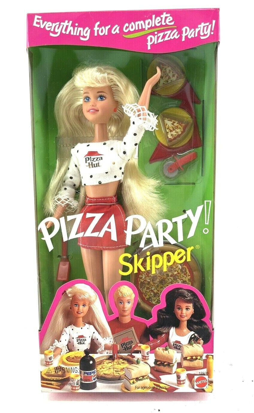 Mattel 12920 Skipper Doll Pizza Party Barbie 1994 for sale online 