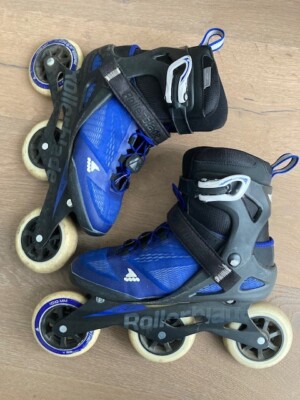 Rollerblade Macroblade 100 w Blue size 40.5 - Semi-new Inline Skates