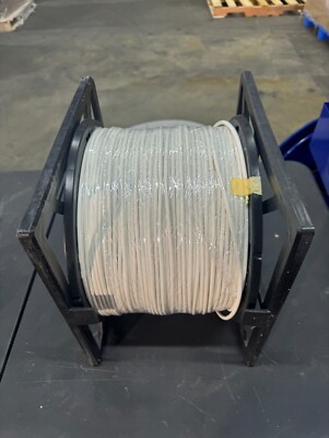 1 Fiber 4.8mm SM Simplex, Indoor/Outdoor Ruggedized, White - 1,000' Spool in Pul