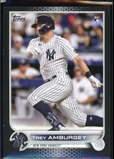 2022 Topps Black #263 Trey Amburgey 25/71 New York Yankees NYY