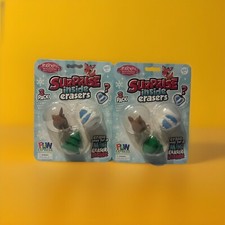 Fun Express Surprise Inside Erasers Rudolph the Rednosed Reindeer 2 Packs