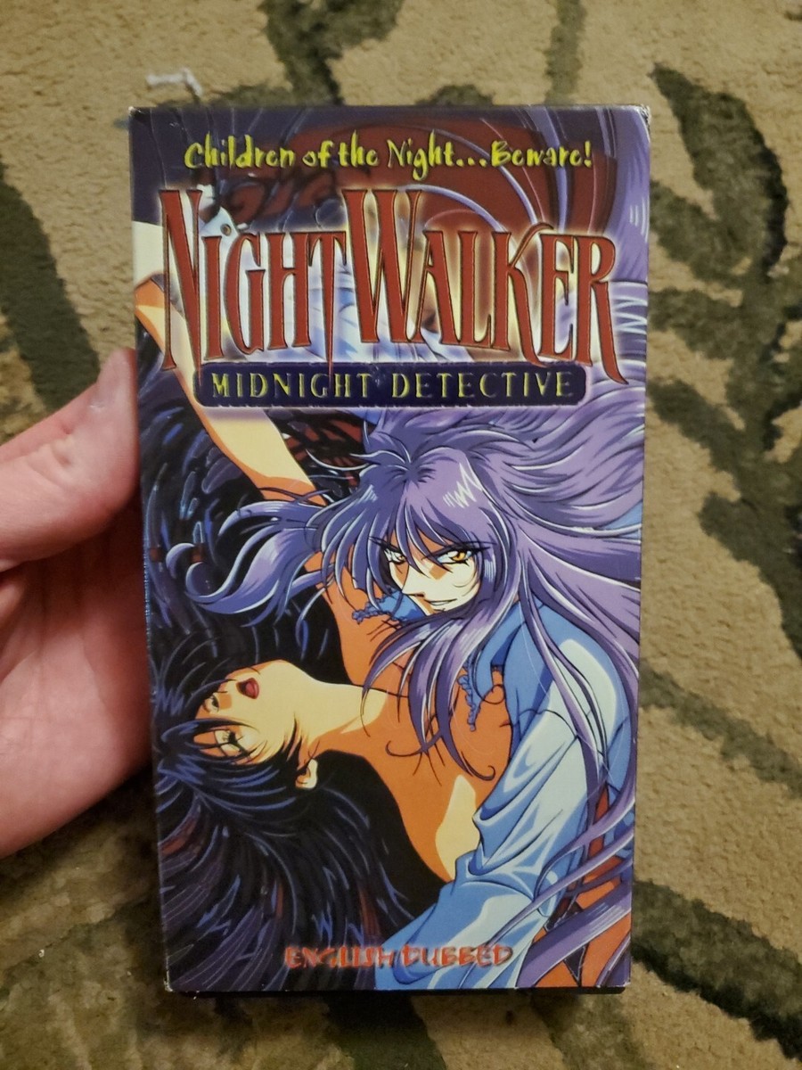 US Manga - Night Walker Anime VHS - Midnight Detective