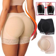 Women FAKE ASS Butt Lift Hip Enhancer Booty Padded Underwear Panties Shaper US