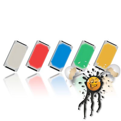 20 Stück 5730 SMD Platinen LED PCB LED in den Farben rot grün gelb blau weiß