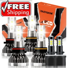 LED Headlight Hi/Low Beam Fog Light Kit Bulbs For Chevrolet Malibu 1997-2003