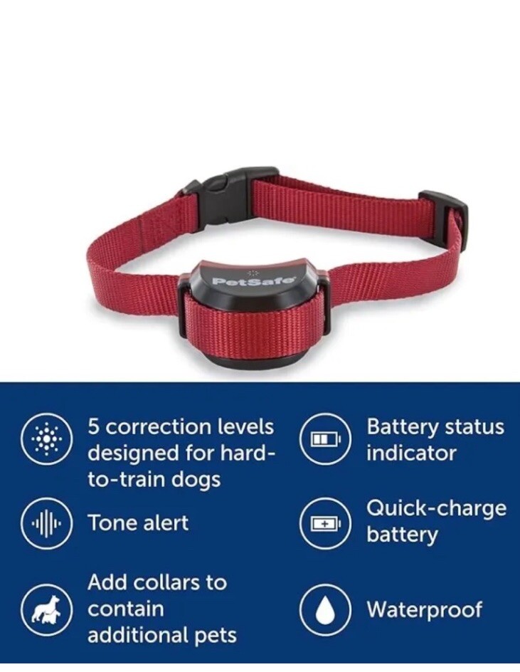 PetSafe PIF0013672 Stay and Play Stubborn Dog Wireless Fence Collar