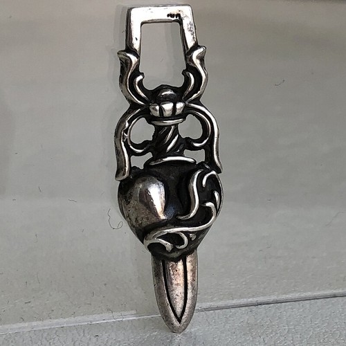 CHROME HEARTS Dagger Heart Pendant 
