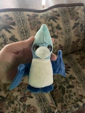 3.5" Pteranodon Dinosaur Plush Stuffed Animal Jurassic Dino Mighty Mights Blue