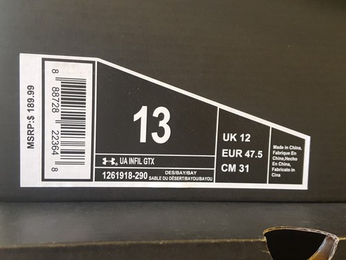 Under Armour UA Infil 1261918-290 GORE 