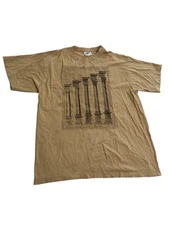 Vintage Columns Les cinq ordres d'architecture JHK Graphic T-Shirt in Tan
